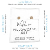 100% Bamboo Pillowcase Set - Wooflinen