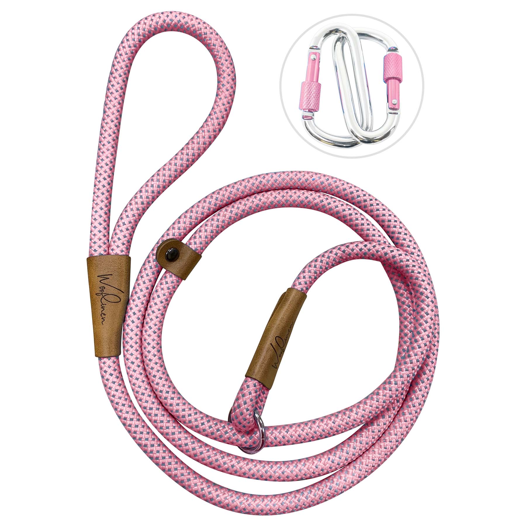 Ultra Reflective 6' Dog Slip Leash - Wooflinen