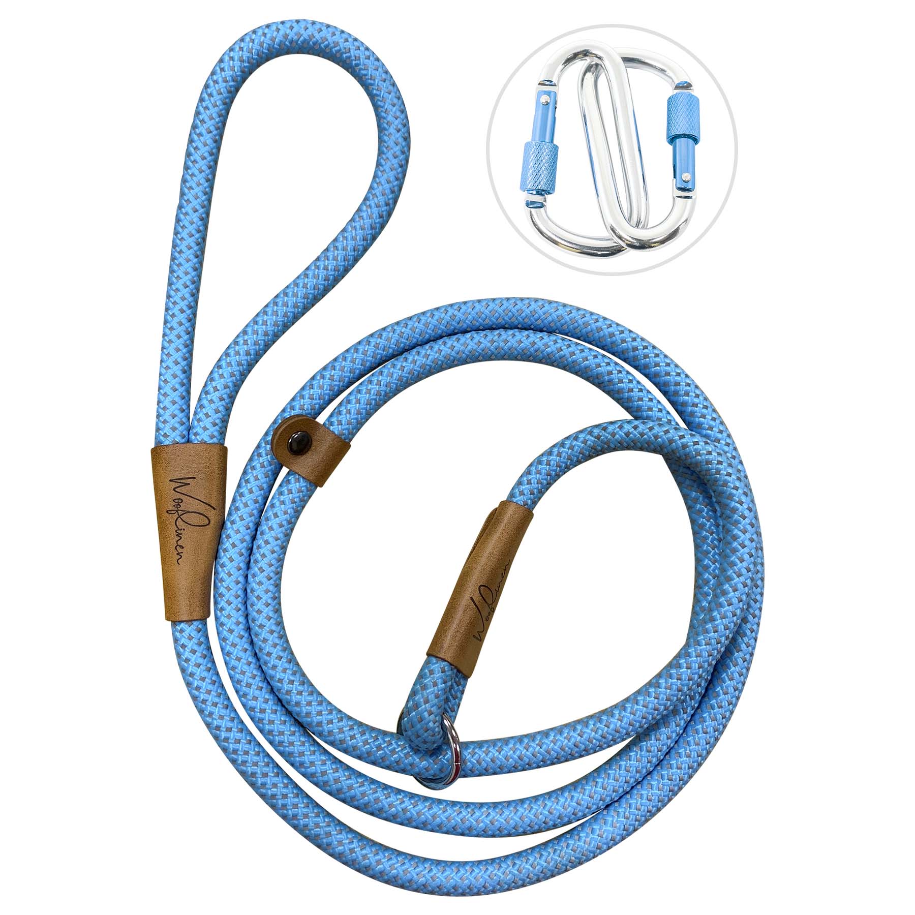 Ultra Reflective 6' Dog Slip Leash - Wooflinen