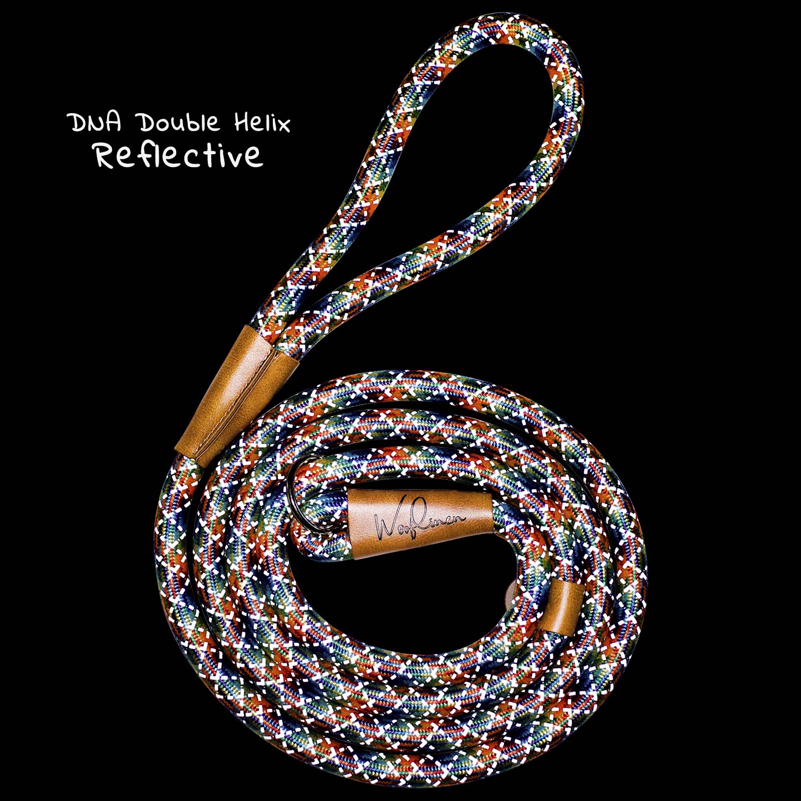 Ultra Reflective 7' "Fatty" Series Dog Slip Leash - Wooflinen